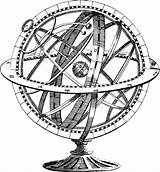 Openclipart Armillary Sphere Log Into sketch template