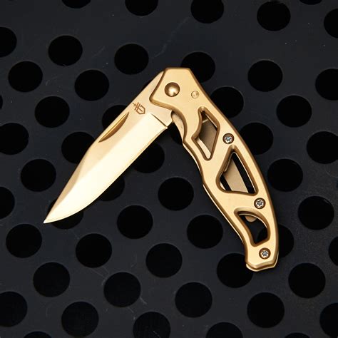 gerber mini paraframe golden eagle edition plain edge texas tool crafters touch  modern