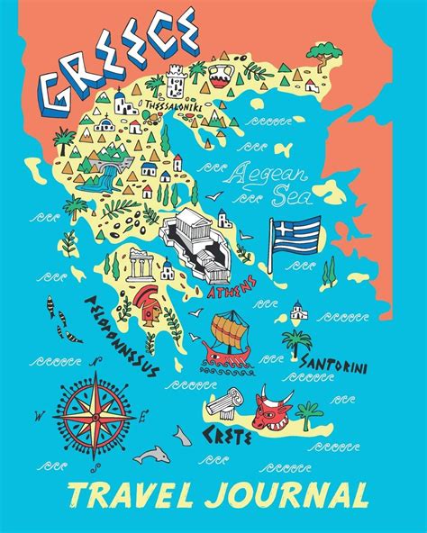 tourist map  greece tourist attractions  monuments  greece