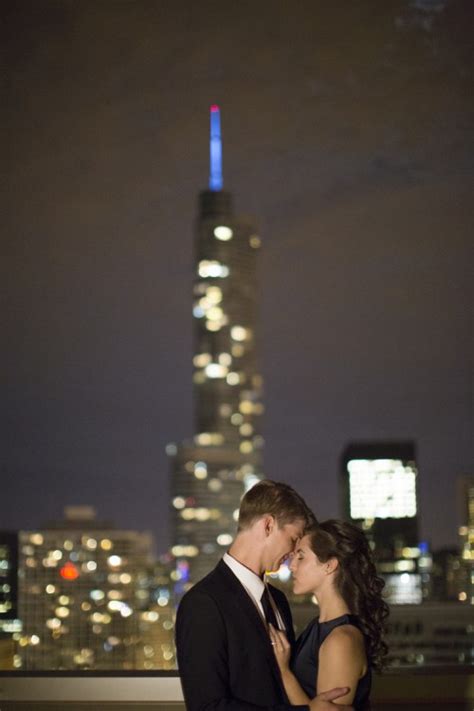 Intimate And Casual Chicago Rooftop Wedding Weddingomania