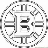 Bruins Boston Coloring Logo Pages Nhl Coloringpages101 Blackhawks sketch template