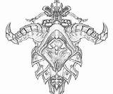 Diablo Demon Hunter Coloring Pages Crest Printable sketch template