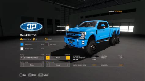 overkill   truck farming simulator  mod ls mod