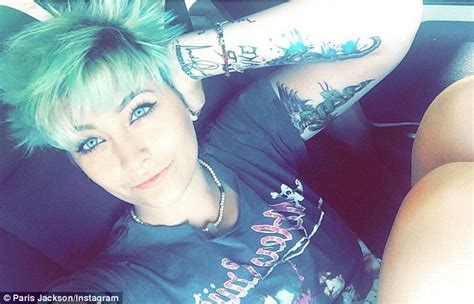 paris jackson gets her 23rd tattoo this time of the demonic rabbit