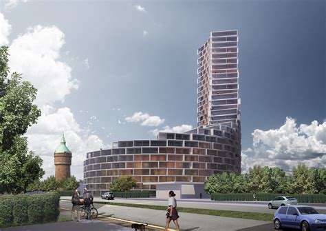xn designs affordable housing tower  denmark archdaily