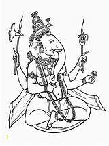 Hindu Goddesses sketch template