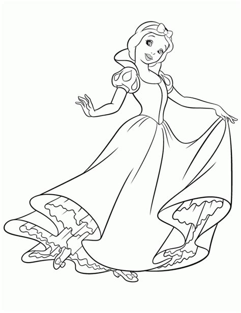 printable snow white coloring pages everfreecoloringcom