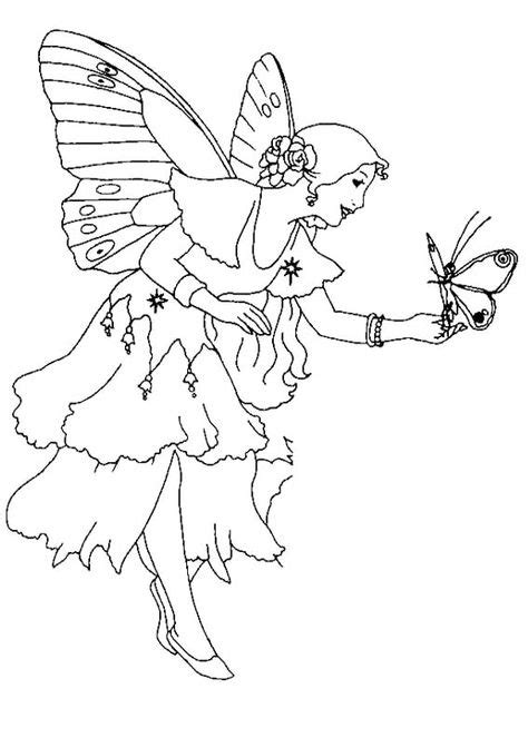fairy  butterfly coloring page coloring pages fairy coloring