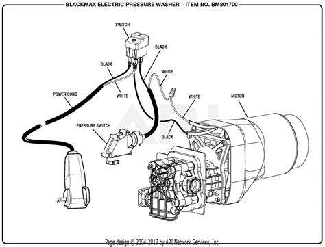homelite bm  electric pressure washer mfg   parts diagram  wiring diagram