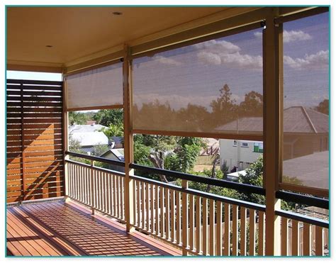 outdoor blinds  deck home improvement
