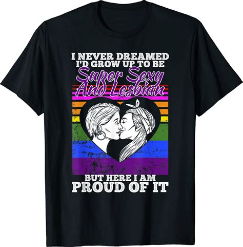 homosexual tendencies for lesbian couple t shirt clothing