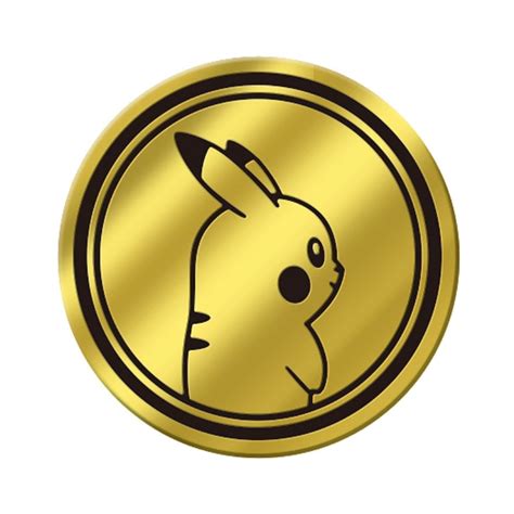 pokemon  enhanced expansion pack gold pikachu coin pokemon