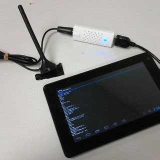 dtv dongle  external antenna interfaced   android tablet