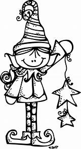Elf Clipart Melonheadz Christmas Elves Outline Coloring Girl Santa Duende Drawing Pages Clip Stamp Navidad Healthy Cute Ornaments Dibujos Winter sketch template