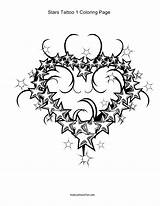 Tattoo Hearts Coloring Pages Flowers Designs Stars Animals Tattoomagz Tattoos sketch template