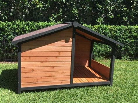 dog house somerzby cubby dog kennel  covered porch