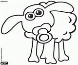 Shaun Sheep Timmy Coloring Lamb Little Pages Printable sketch template