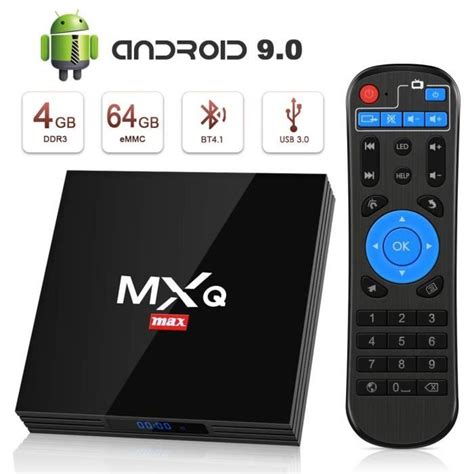 android tv box  hdr gbgb mxg max version  cdiscount tv son photo