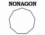 Nonagon Shape Shapes Printable Print Activities Coloring Kids Large Pages Worksheets Printableparadise Cut Geometric Crafts Printables Octagon Runes Learning Math sketch template