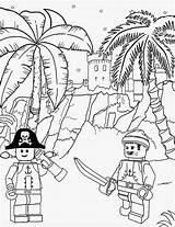 Lego Coloring Pages Pirates Castle Caribbean Pirate Printable City Long Kids Lots Minifigures Color Kinds Island Drawing Treasure Getcolorings Sailor sketch template