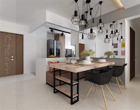 pin  zulfursham  kitchen minimalist dining room minimalist living room condo interior