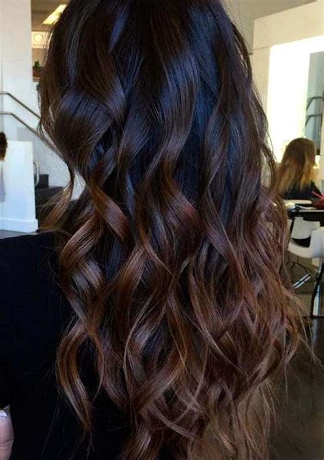 Gorgeous Long Layered Hair With Chocolate Brown Balayage