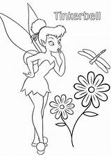 Pages Coloring Tink Getcolorings Tinkerbell Colouring sketch template