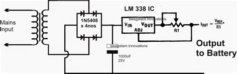 designing  customized battery charger circuit homemade circuit projects