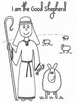 Sheep Coloring Shepherd Lost Jesus Pages Printable Good Christmas Craft Kids Clipart Sunday Preschool Colouring His Bible School Jedicraftgirl Lamb sketch template