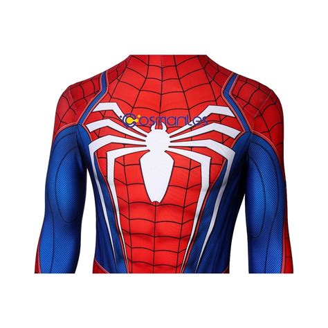 spider man ps4 advanced suit spider man spandex cosplay costume