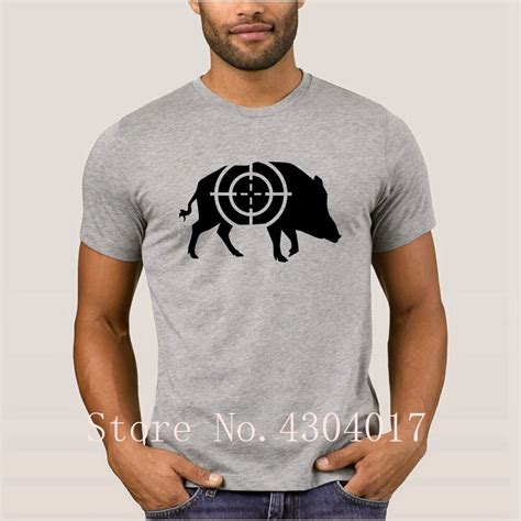 wild boar  shirt  men short sleeve regular comical  shirt unisex camiseta shirt size  xl
