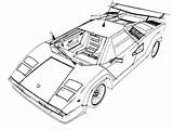 Lamborghini Coloring Drawing Pages Countach Aventador Outline Print Draw Printable Car Gallardo Easy Small Getdrawings Drawings Paintingvalley Cool Letscolorit Cars sketch template