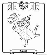 Mike Knight Pages Coloring Squirt Colouring Printable Color Fun Kids Popular Getcolorings sketch template