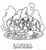 Laura Witch sketch template
