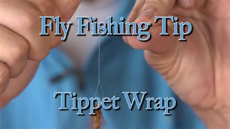 easy   tie  flies tippet wrap youtube