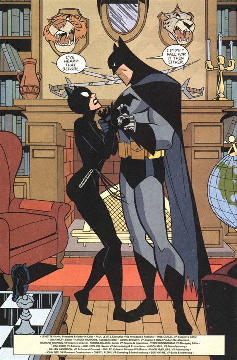 Batman Gotham Adventures 50 02 By Timlevins Batman And Catwoman