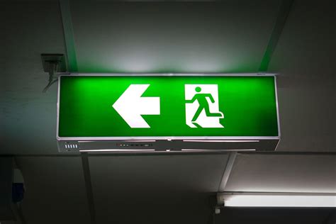 enter exit sign installation manufacturers company  naperville illinois omsignsinc