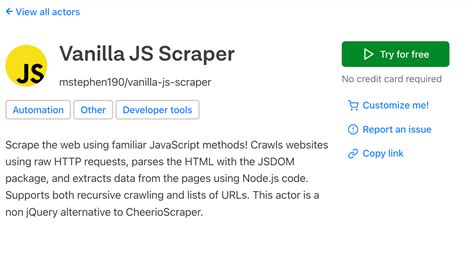 web scraping  client side vanilla javascript