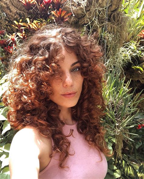 Andréa On Instagram “🌸🌺🌹🌷🌼 Naturalredhead Curlyhair Brasileira