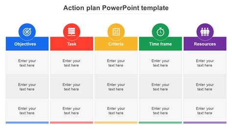 action plan powerpoint  template google