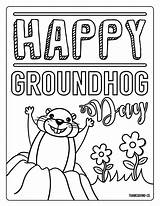 Groundhog Makeitgrateful Punxsutawney Brownie Paper sketch template