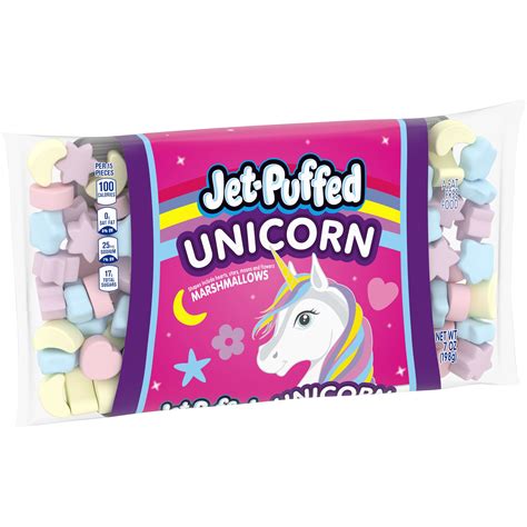 jet puffed jet puffed unicorn marshmallows  oz bag walmartcom