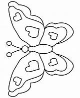 Butterfly Coloring Pages Kids Printable Book Papillon sketch template