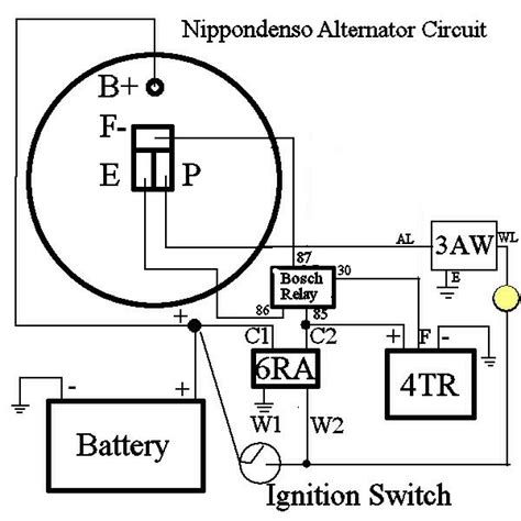 wire alternator wiring diagram denso wiring technology
