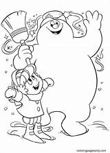 Frosty Coloriage Schneemann Sneeuwpop Ausmalbilder Karen Reprend Kleurplaat Kleurplaten Kolorowanki Dzieci Bonhomme Neige Coloriez Animaatjes Adults Ausmalbild Malvorlage Boneco Neve sketch template
