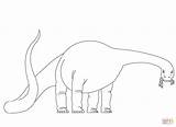 Diplodocus Coloring Pages Printable Drawing Comments Categories Coloringhome sketch template