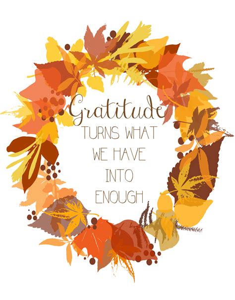 fall gratitude printable