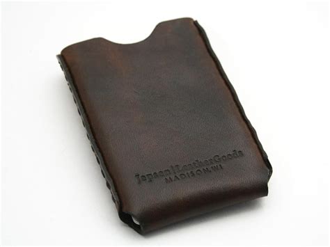 handmade windows leather business card holder gadgetsin