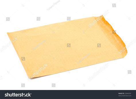 paper packet isolated  white background stock photo