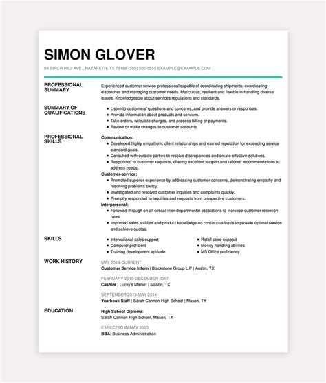 customer service resume examples  writing tips